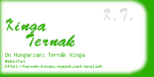 kinga ternak business card